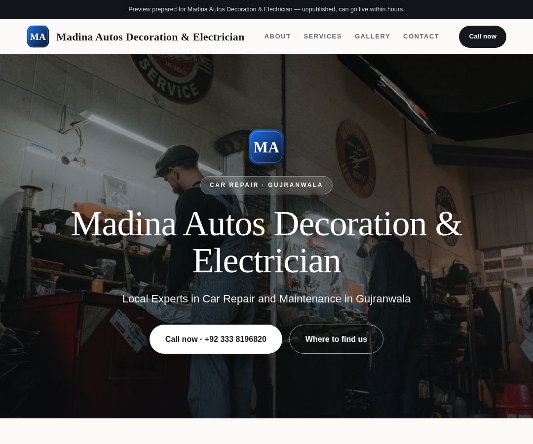 Madina Autos Decoration & Electrician