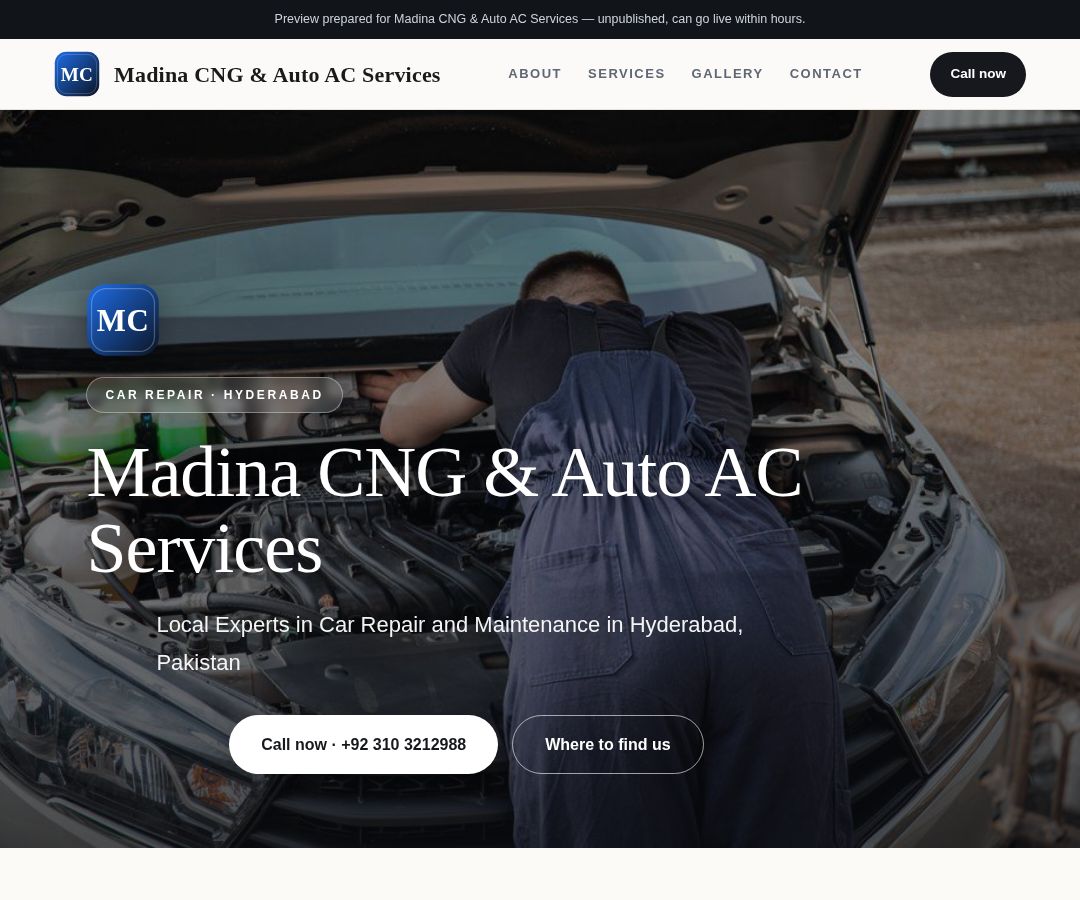 Madina CNG & Auto AC Services
