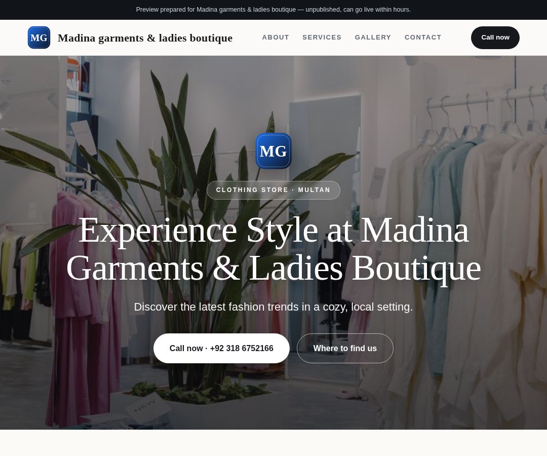 Madina garments & ladies boutique