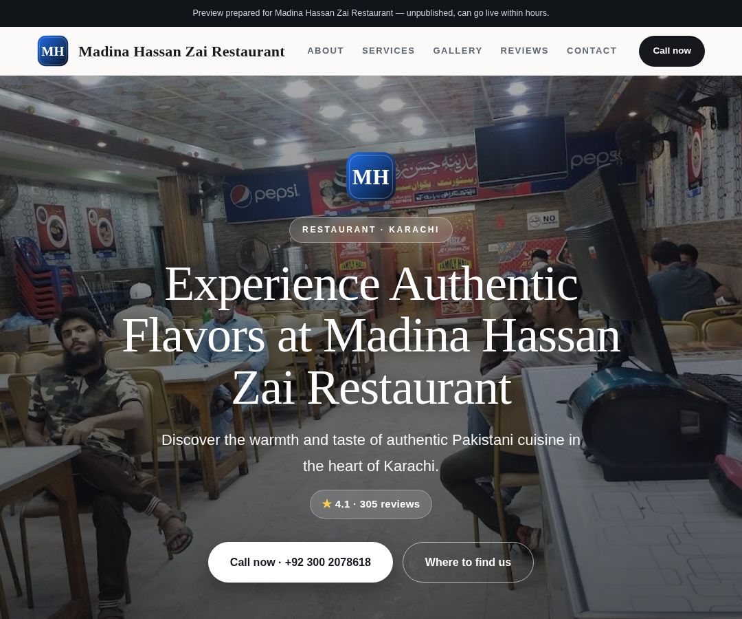 Madina Hassan Zai Restaurant