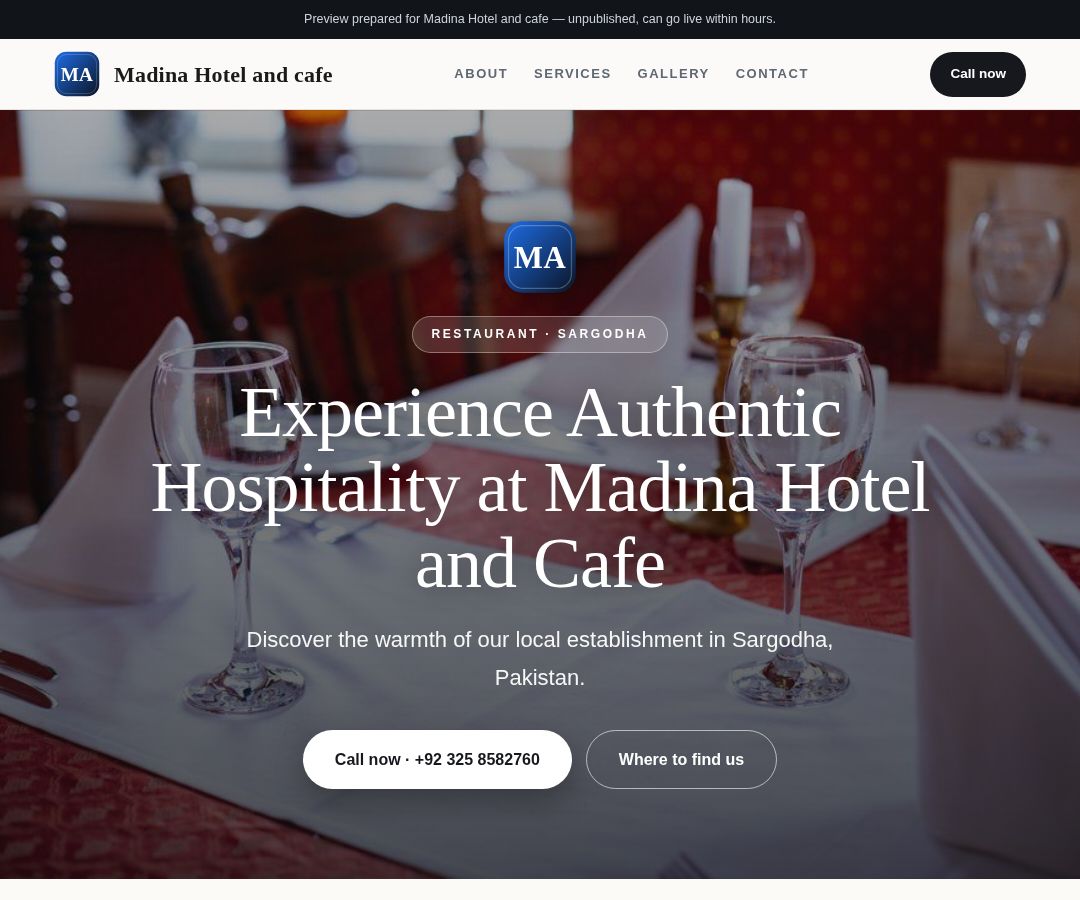 Madina Hotel and cafe