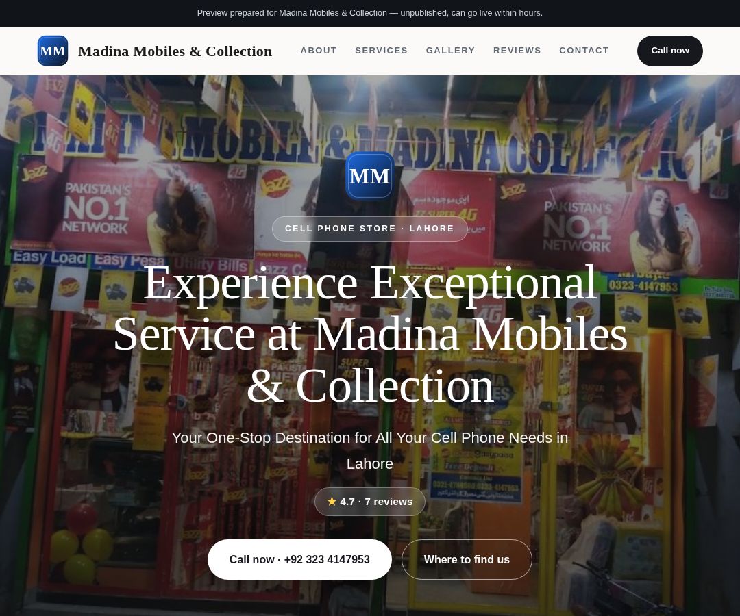 Madina Mobiles & Collection