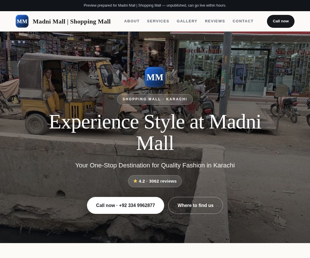 Madni Mall | Shopping Mall
