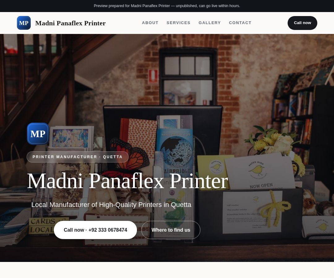 Madni Panaflex Printer