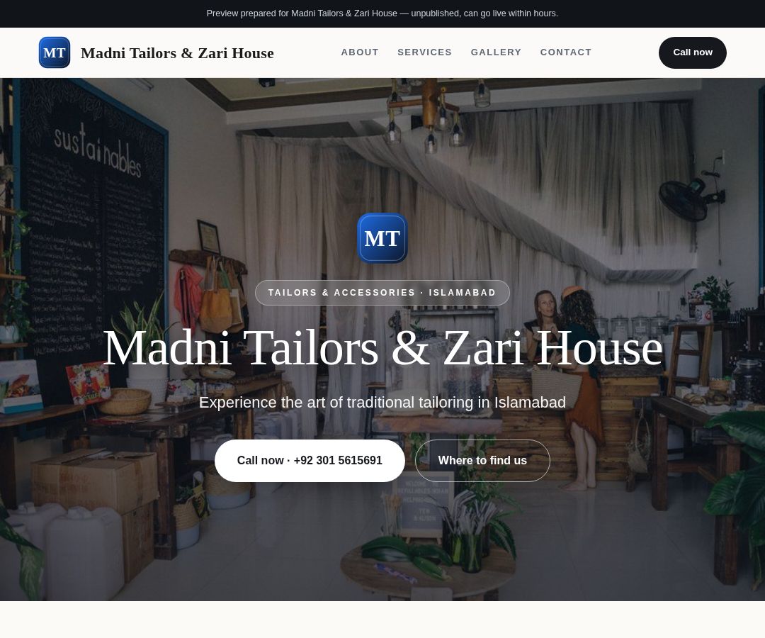 Madni Tailors & Zari House