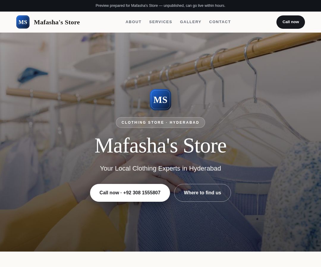 Mafasha's Store