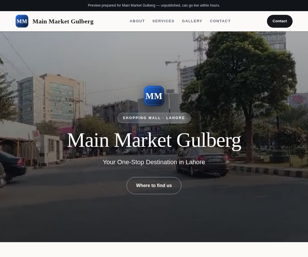 Main Market Gulberg
