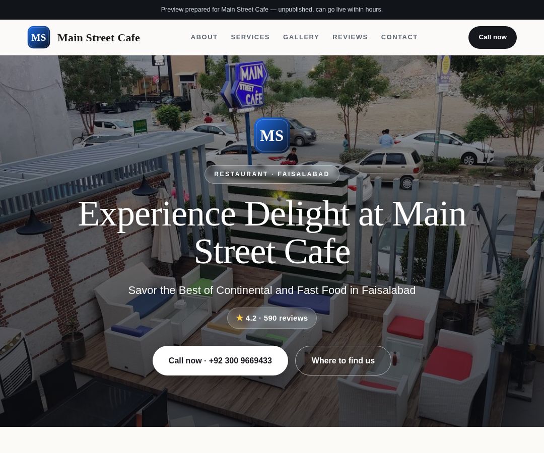 Main Street Cafe