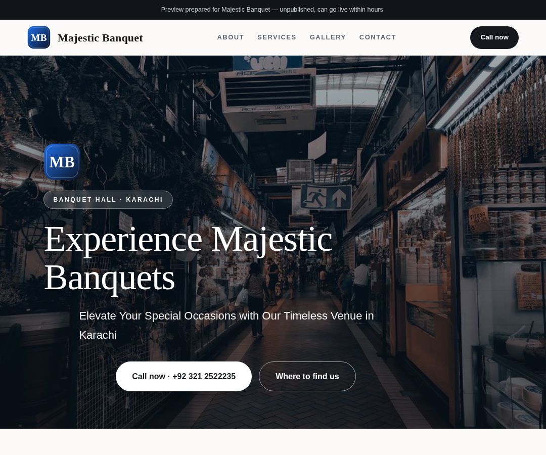Majestic Banquet