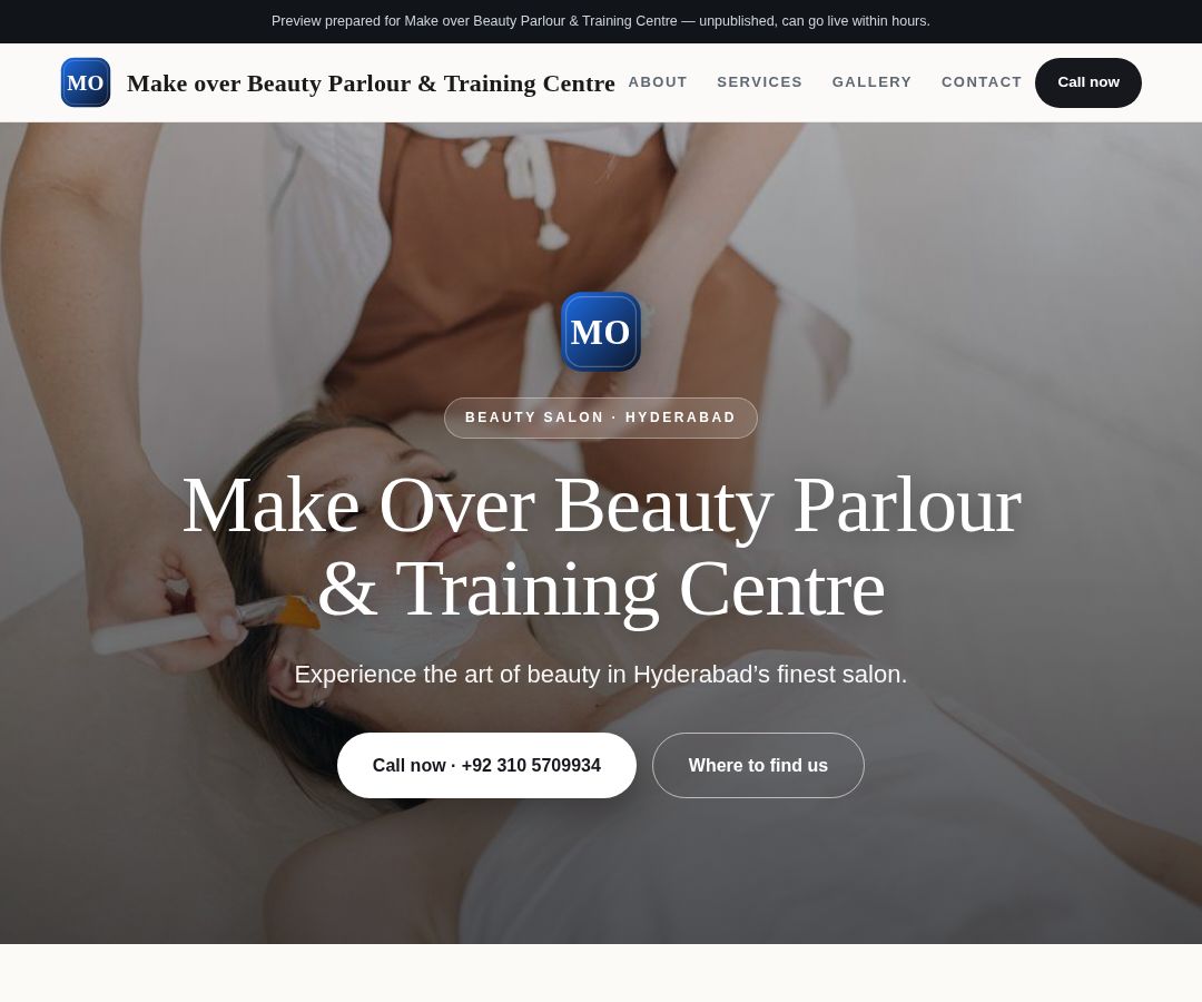 Make over Beauty Parlour & Training Centre