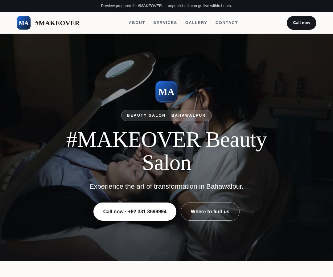 #MAKEOVER