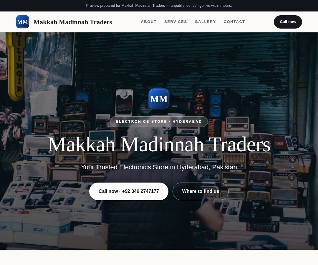 Makkah Madinnah Traders