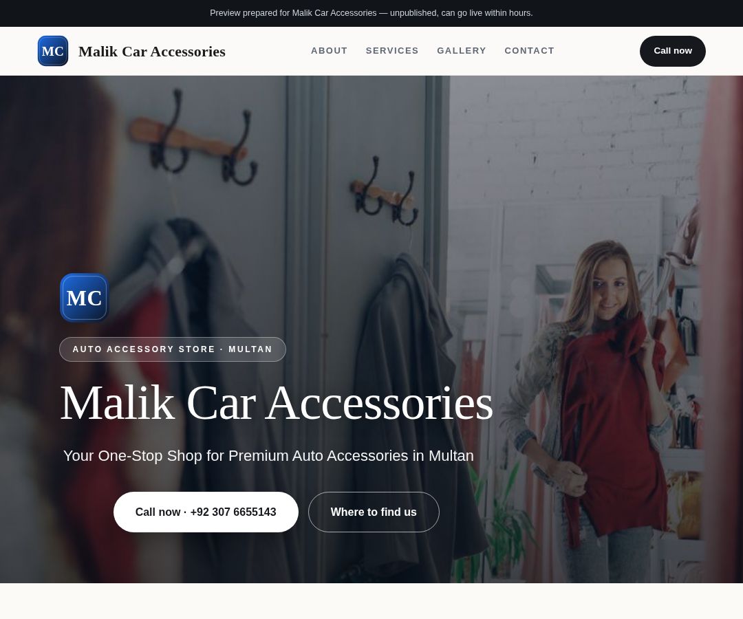 Malik Car Accessories
