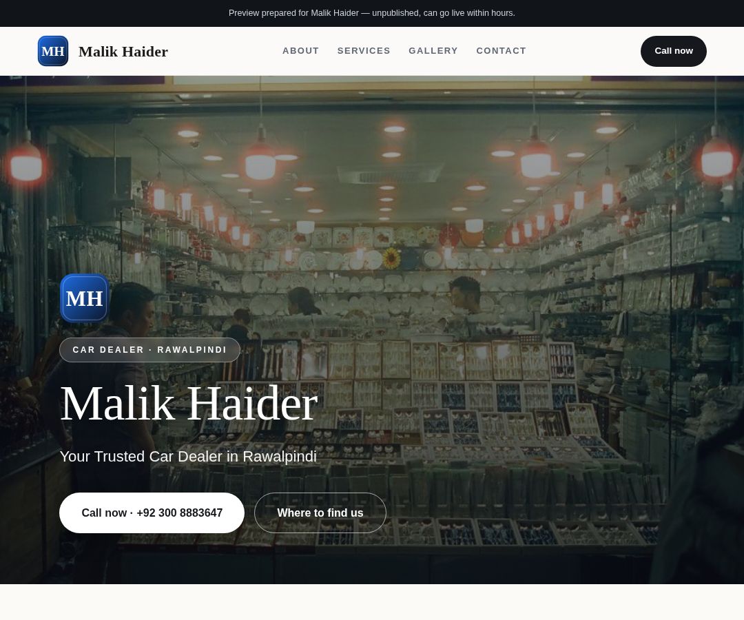Malik Haider