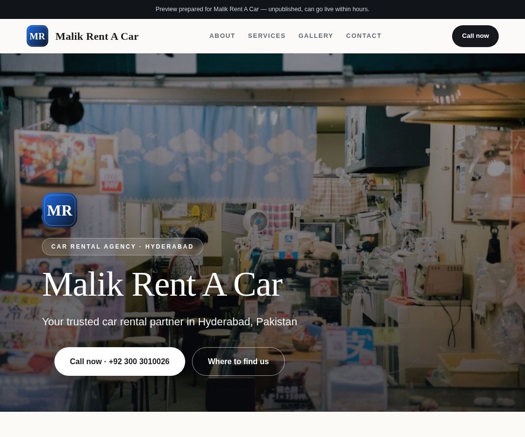 Malik Rent A Car