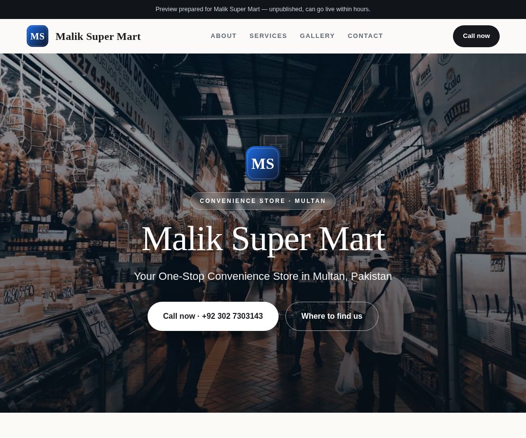 Malik Super Mart