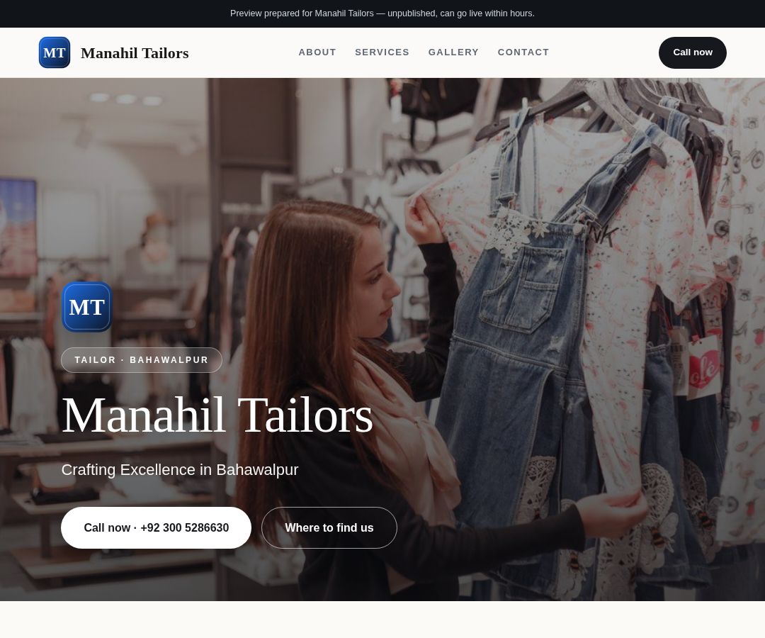 Manahil Tailors
