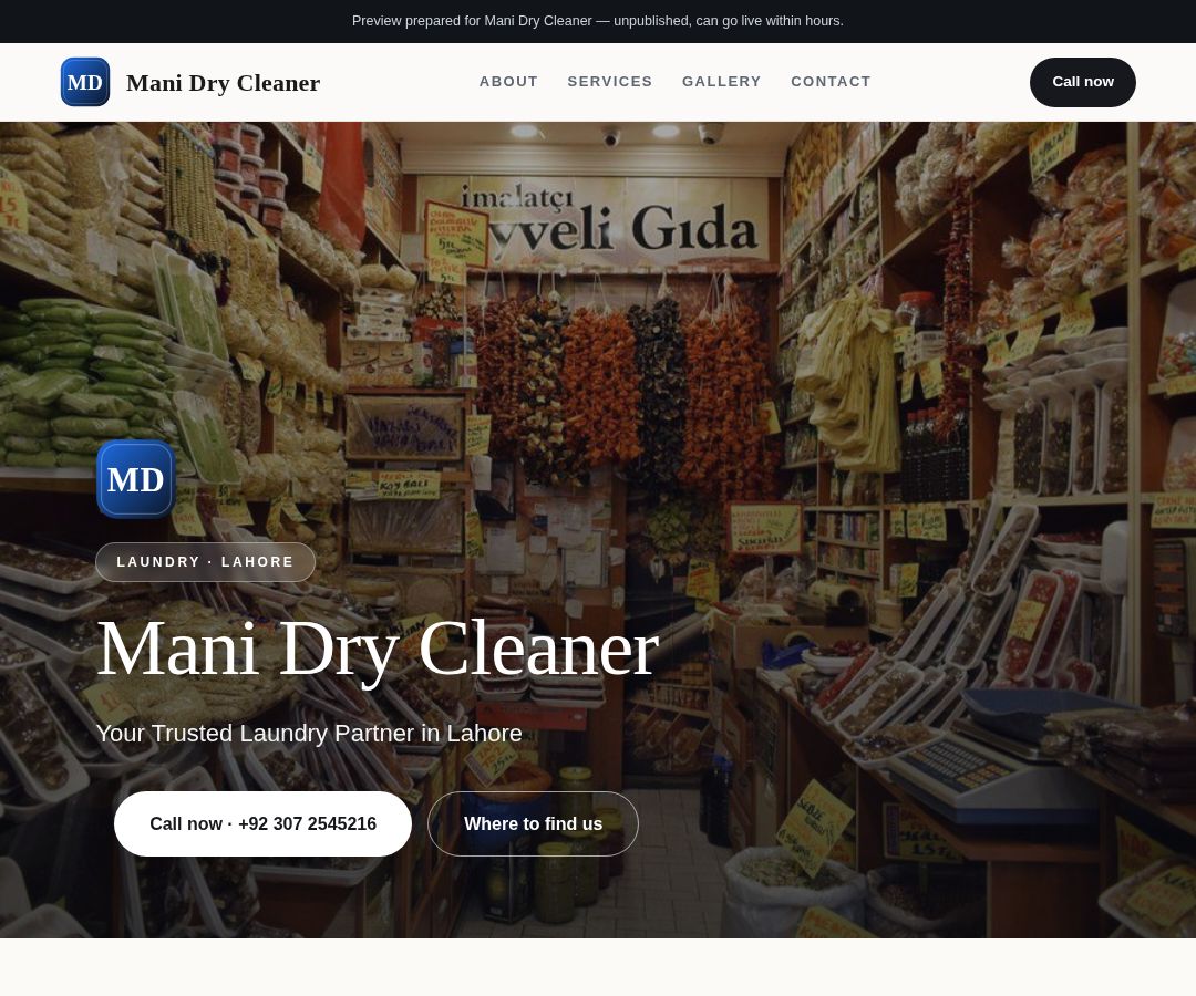 Mani Dry Cleaner