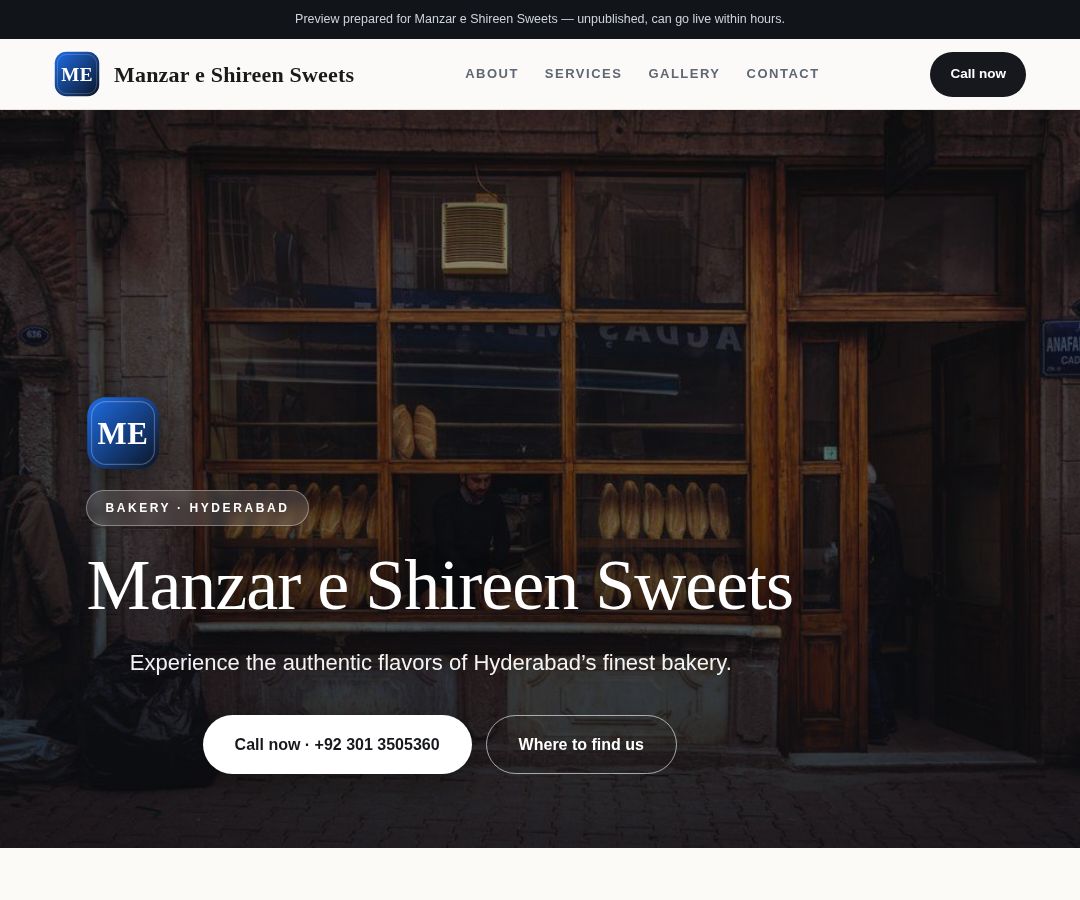 Manzar e Shireen Sweets