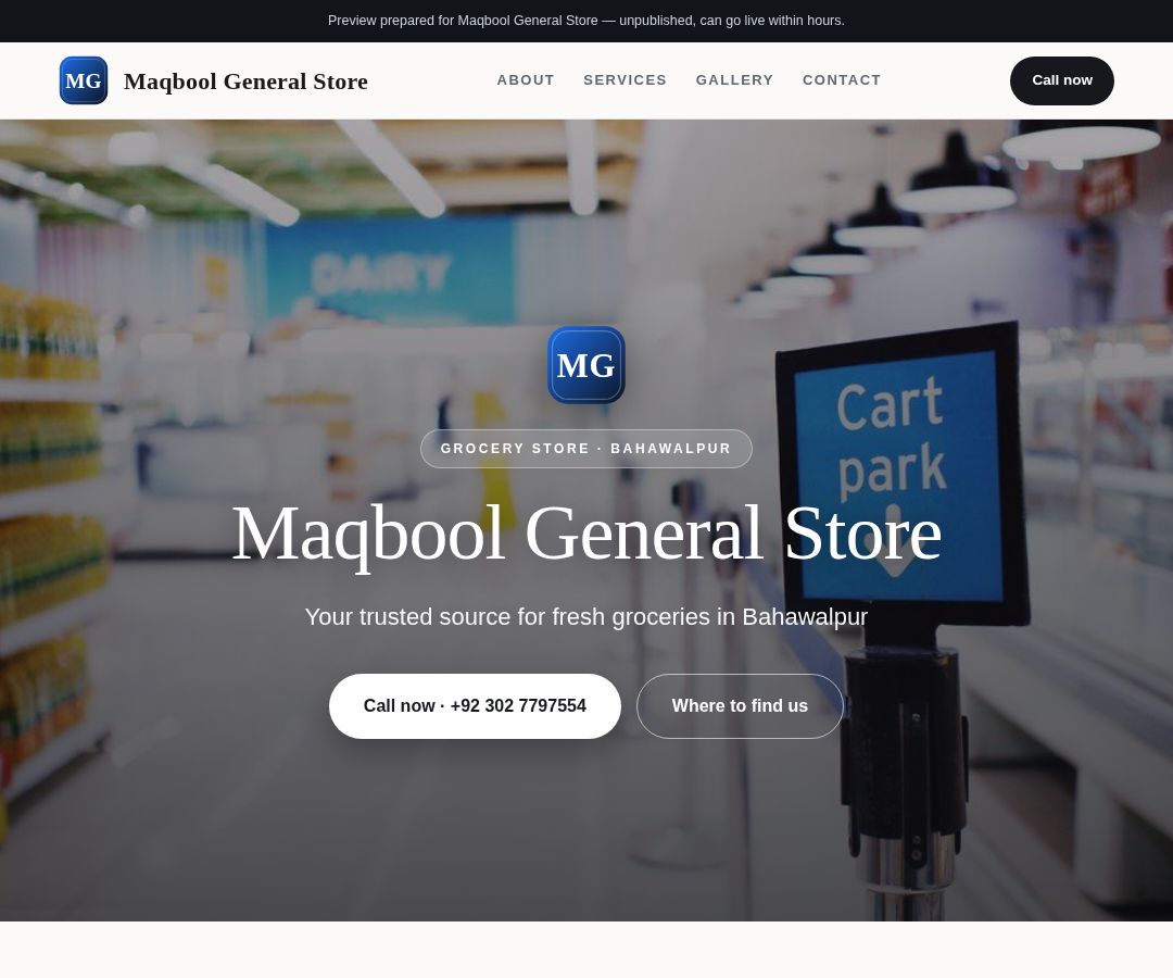 Maqbool General Store