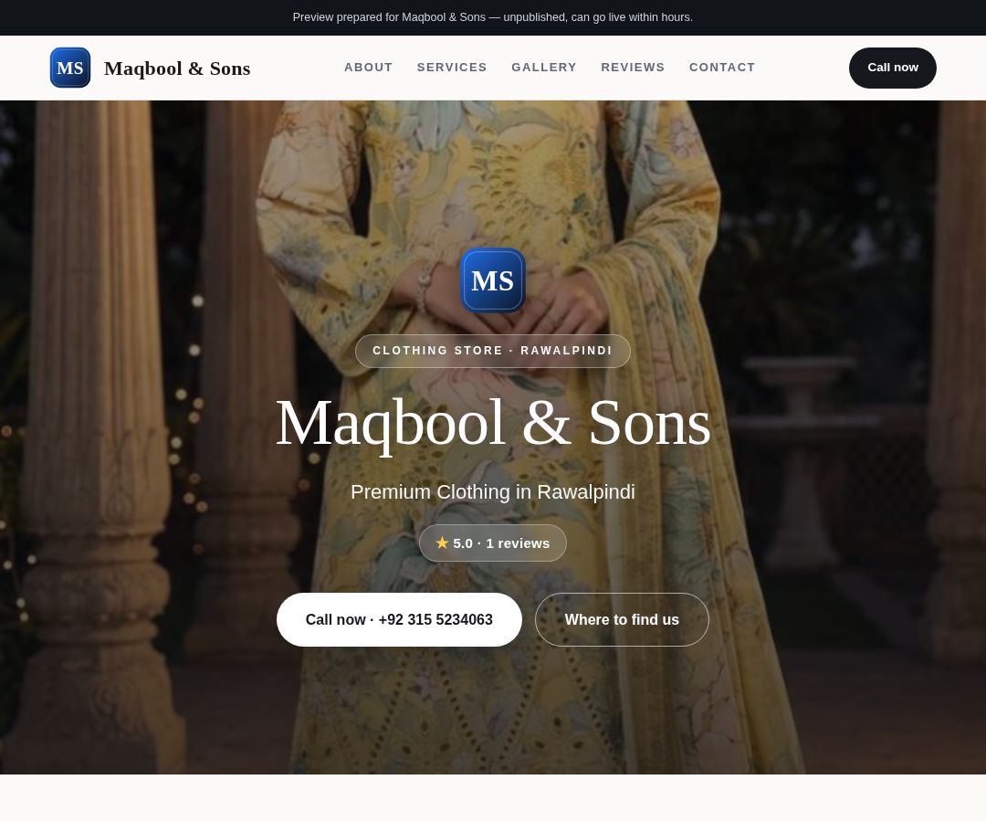 Maqbool & Sons