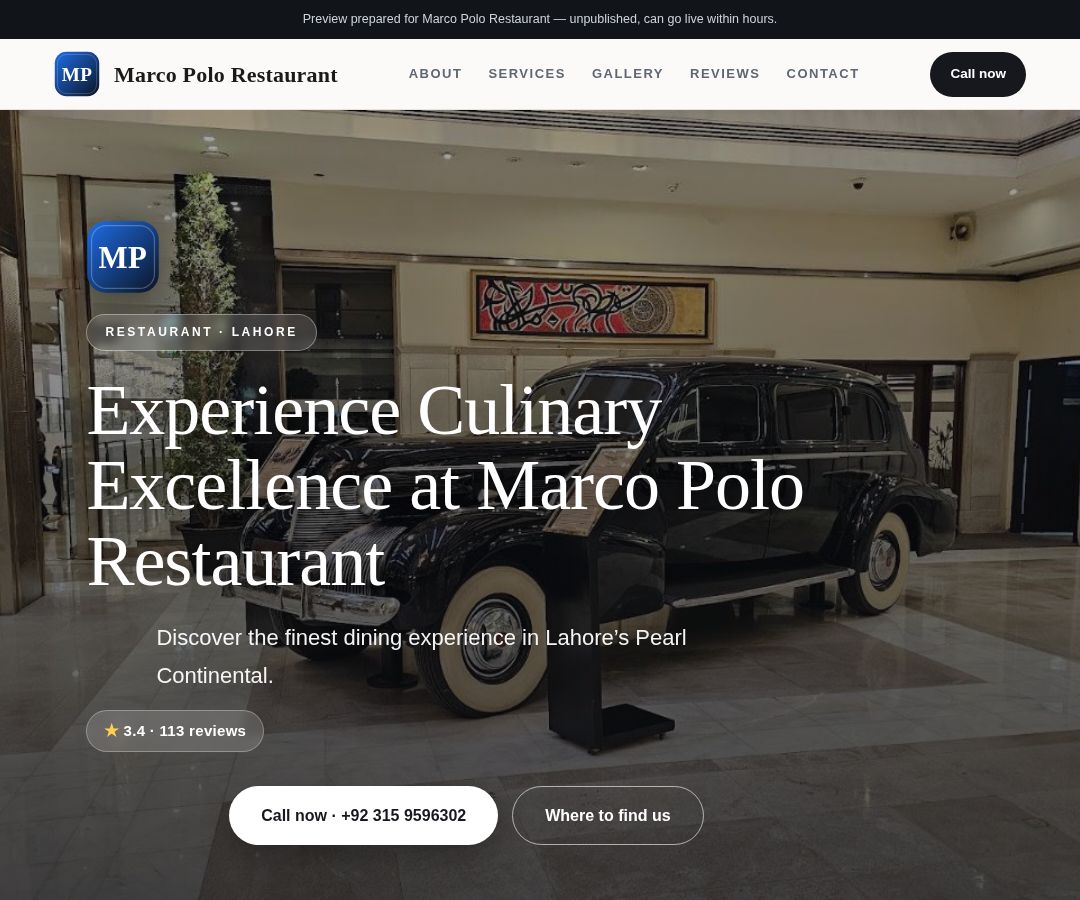 Marco Polo Restaurant