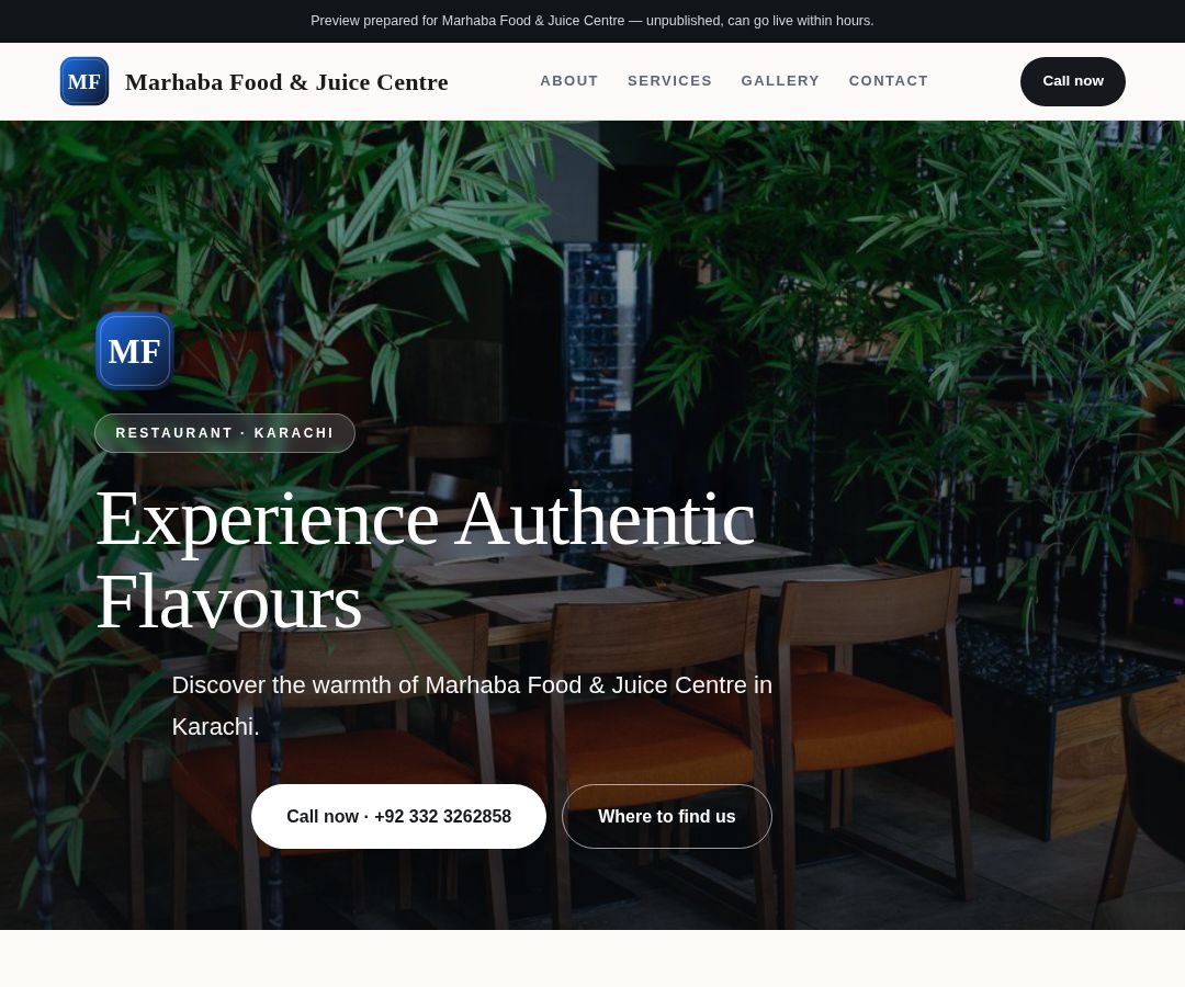 Marhaba Food & Juice Centre