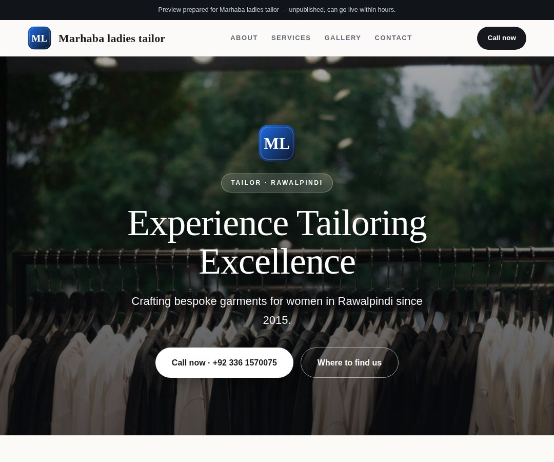 Marhaba ladies tailor