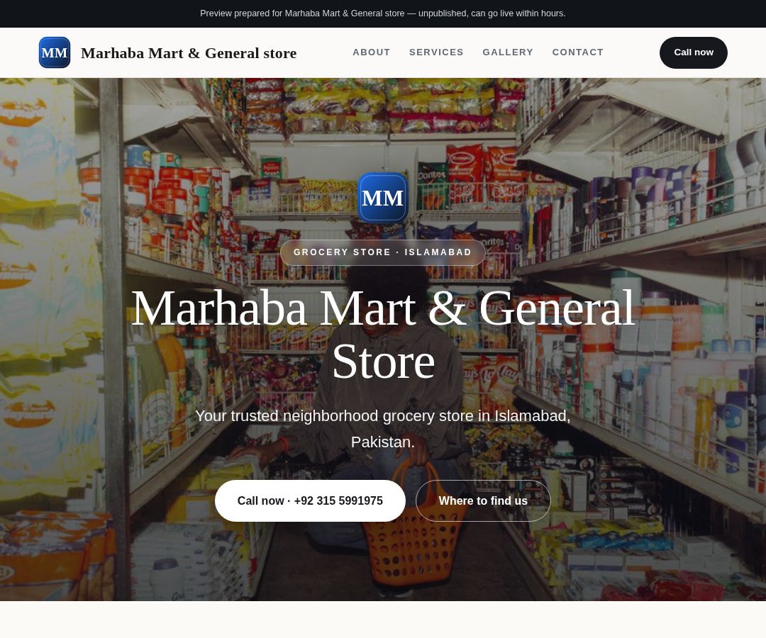 Marhaba Mart & General store