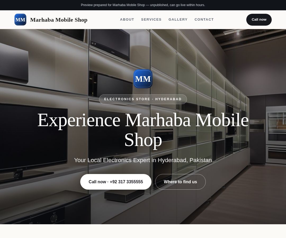 Marhaba Mobile Shop