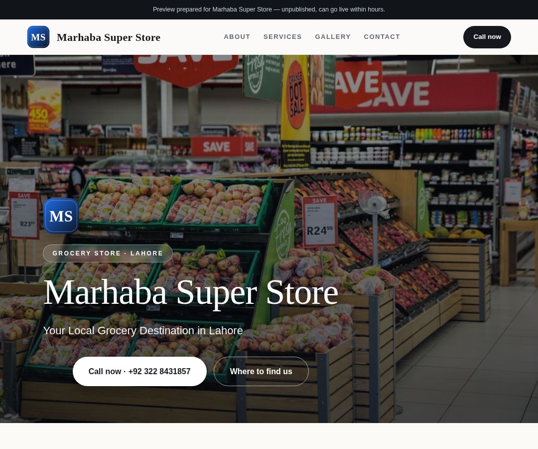 Marhaba Super Store