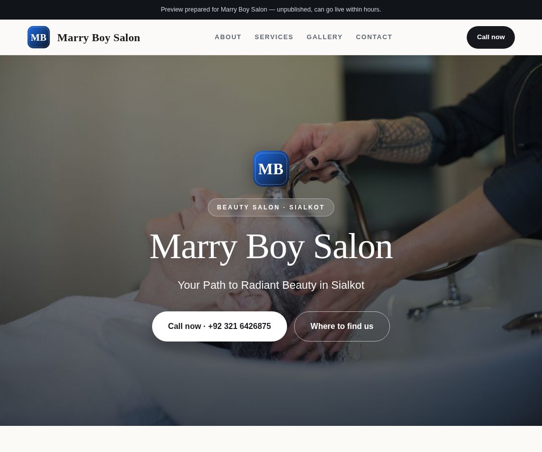 Marry Boy Salon