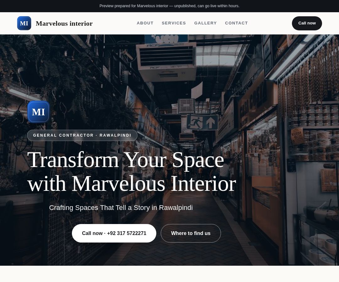 Marvelous interior