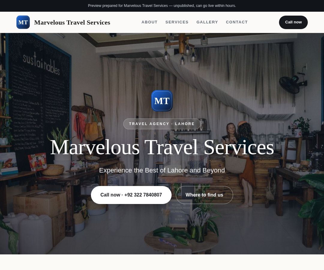 Marvelous Travel Services