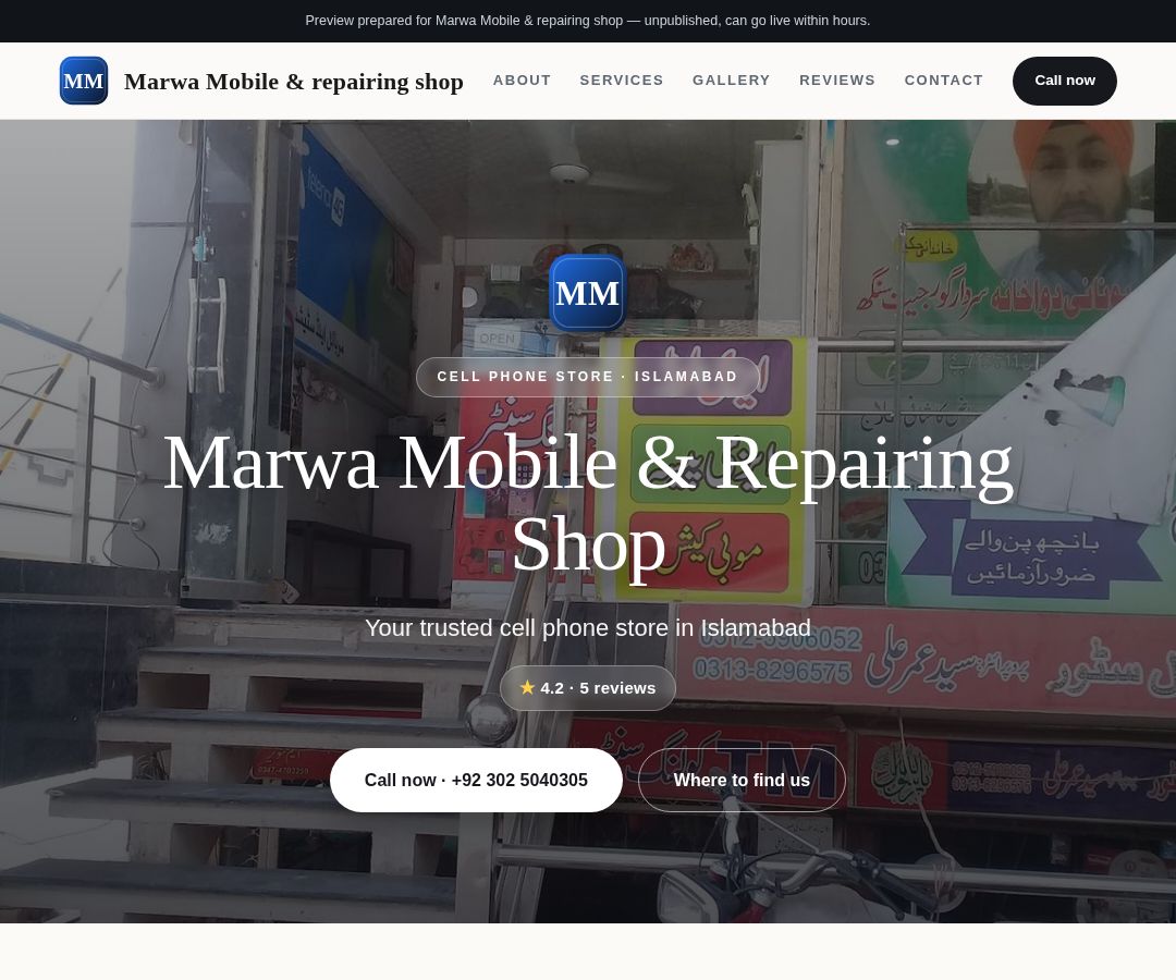 Marwa Mobile & repairing shop