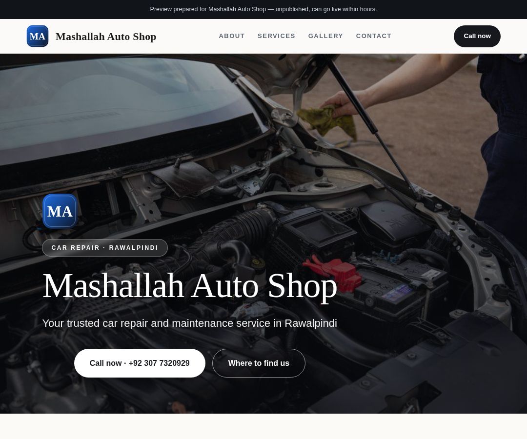 Mashallah Auto Shop