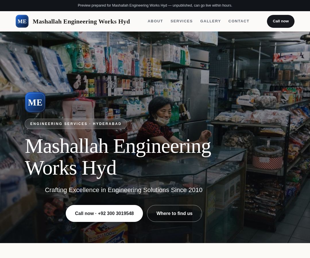 Mashallah Engineering Works Hyd