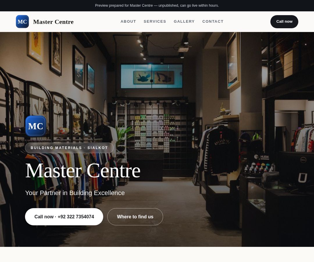 Master Centre