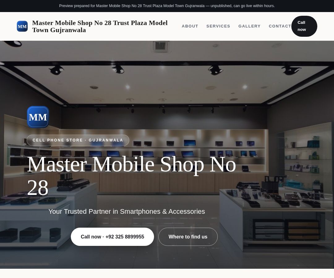 Master Mobile Shop No 28 Trust Plaza Model Town Gujranwala