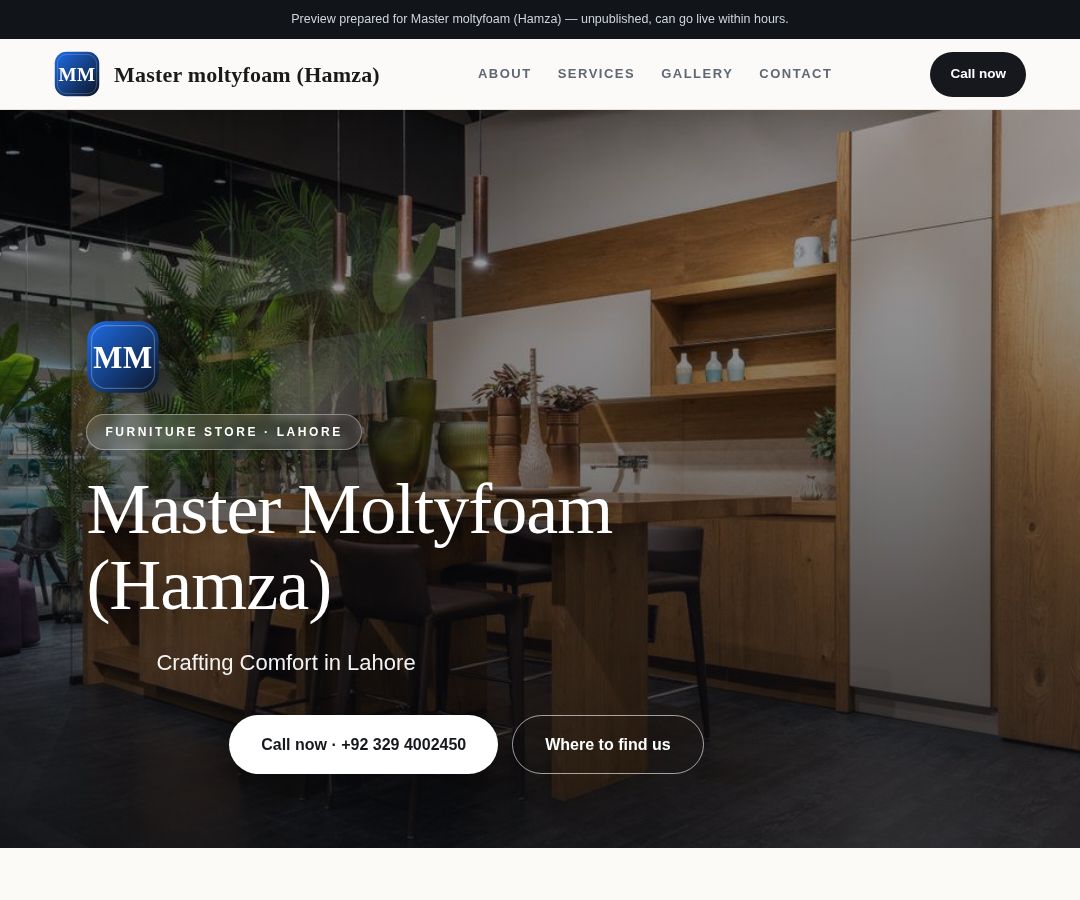 Master moltyfoam (Hamza)