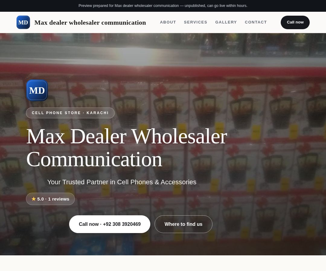 Max dealer wholesaler communication