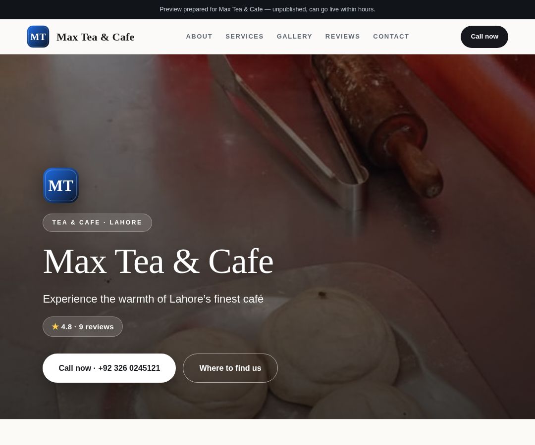 Max Tea & Cafe