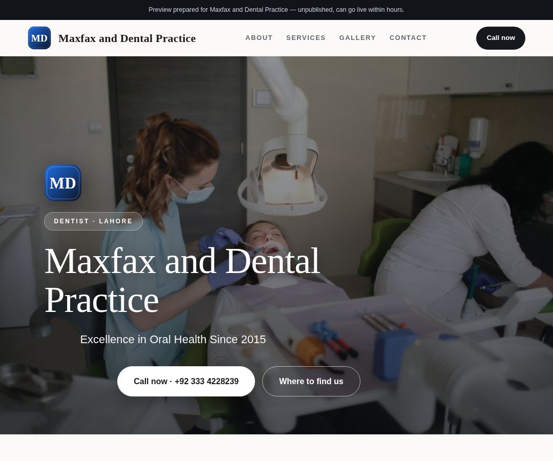 Maxfax and Dental Practice