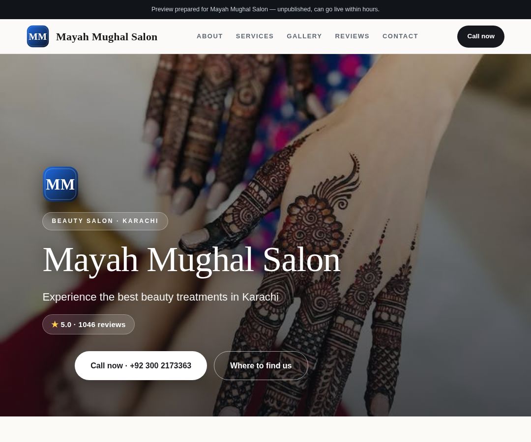 Mayah Mughal Salon