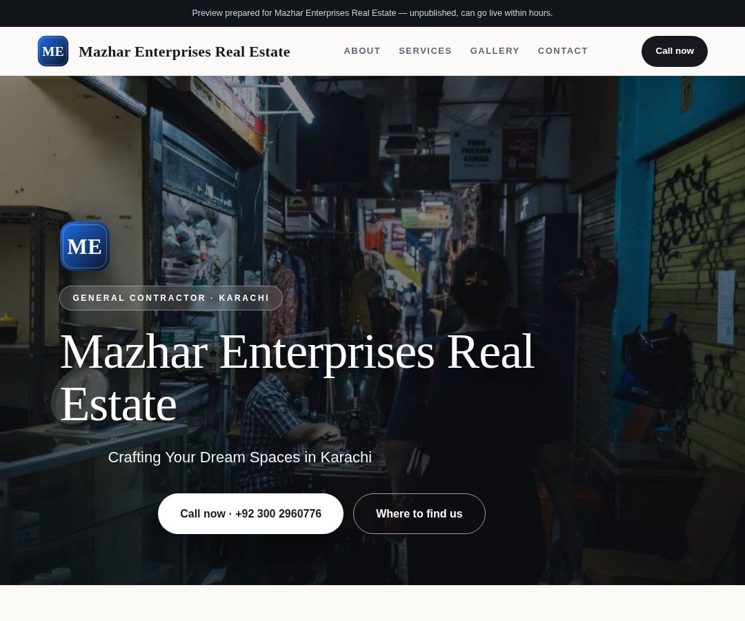 Mazhar Enterprises Real Estate