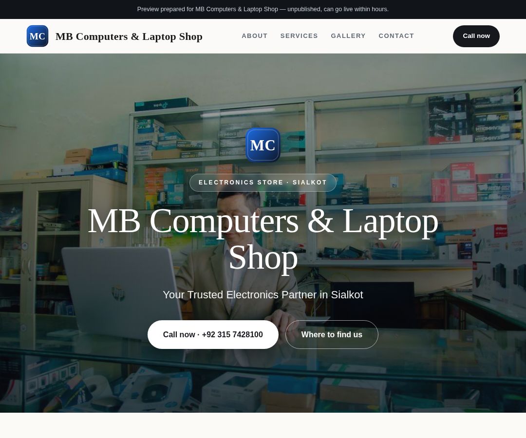 MB Computers & Laptop Shop