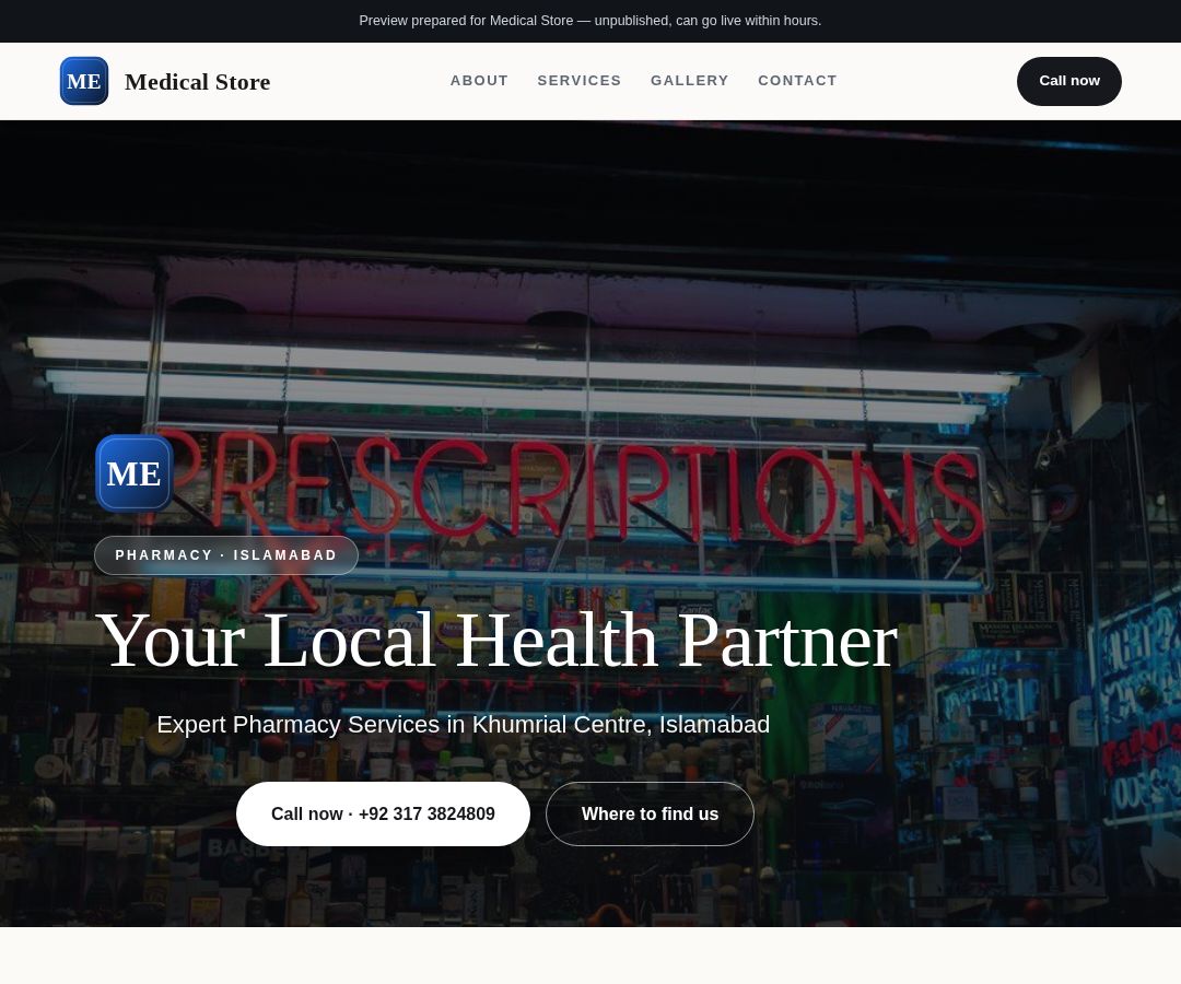 Medical Store