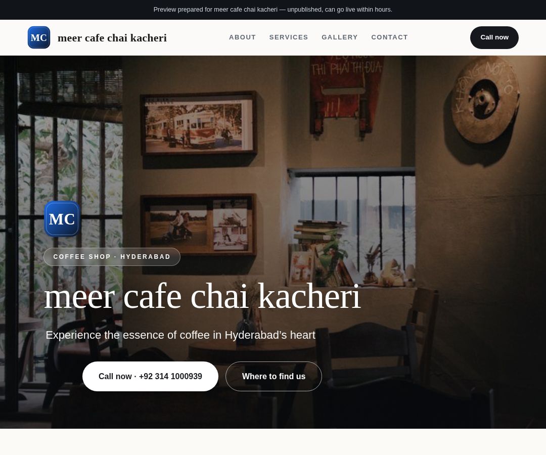 meer cafe chai kacheri