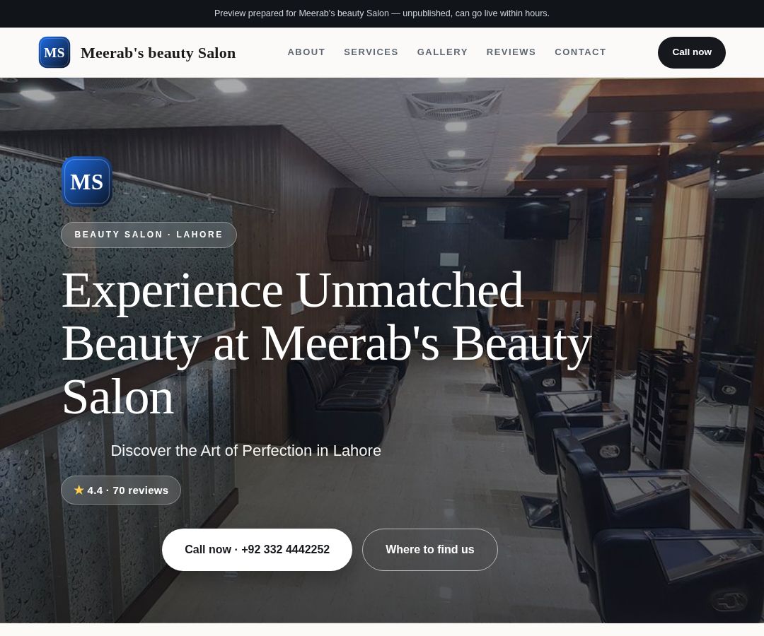 Meerab's beauty Salon