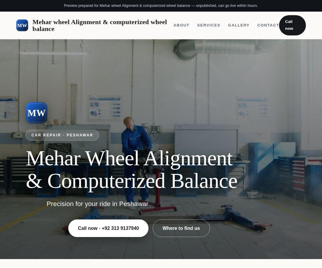 Mehar wheel Alignment & computerized wheel balance
